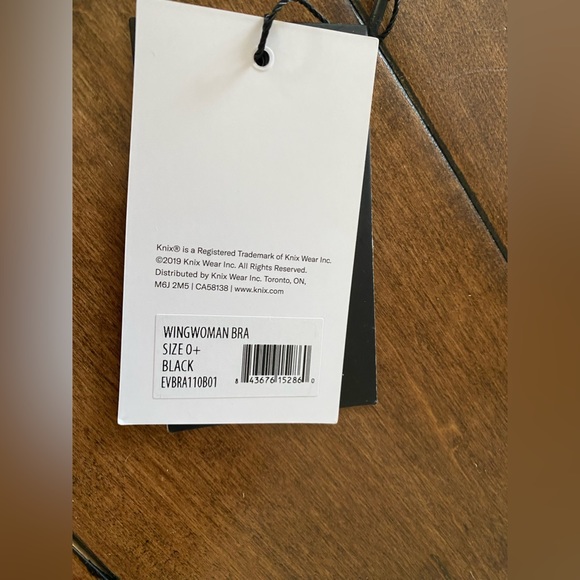 New Black Knix Wingwoman Contour Size 0+ Bra - Picture 5 of 6